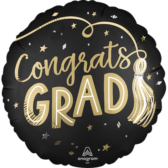 17" Tassels Congrats Grad Foil Balloon